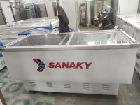 Tủ đông cũ   Sanaky kính lùa 516 lít, mới 87%